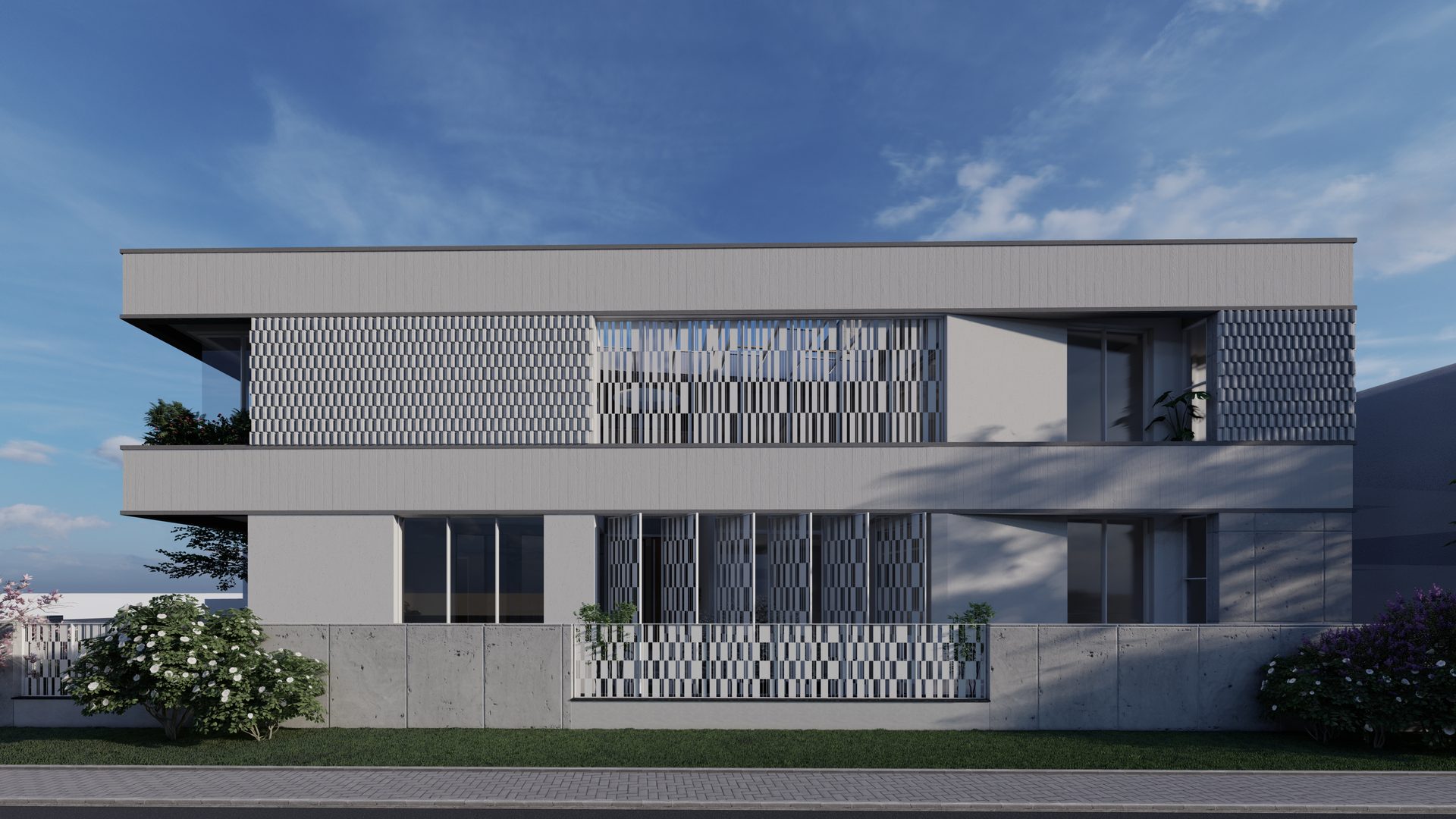 Alba Rosa facade detail