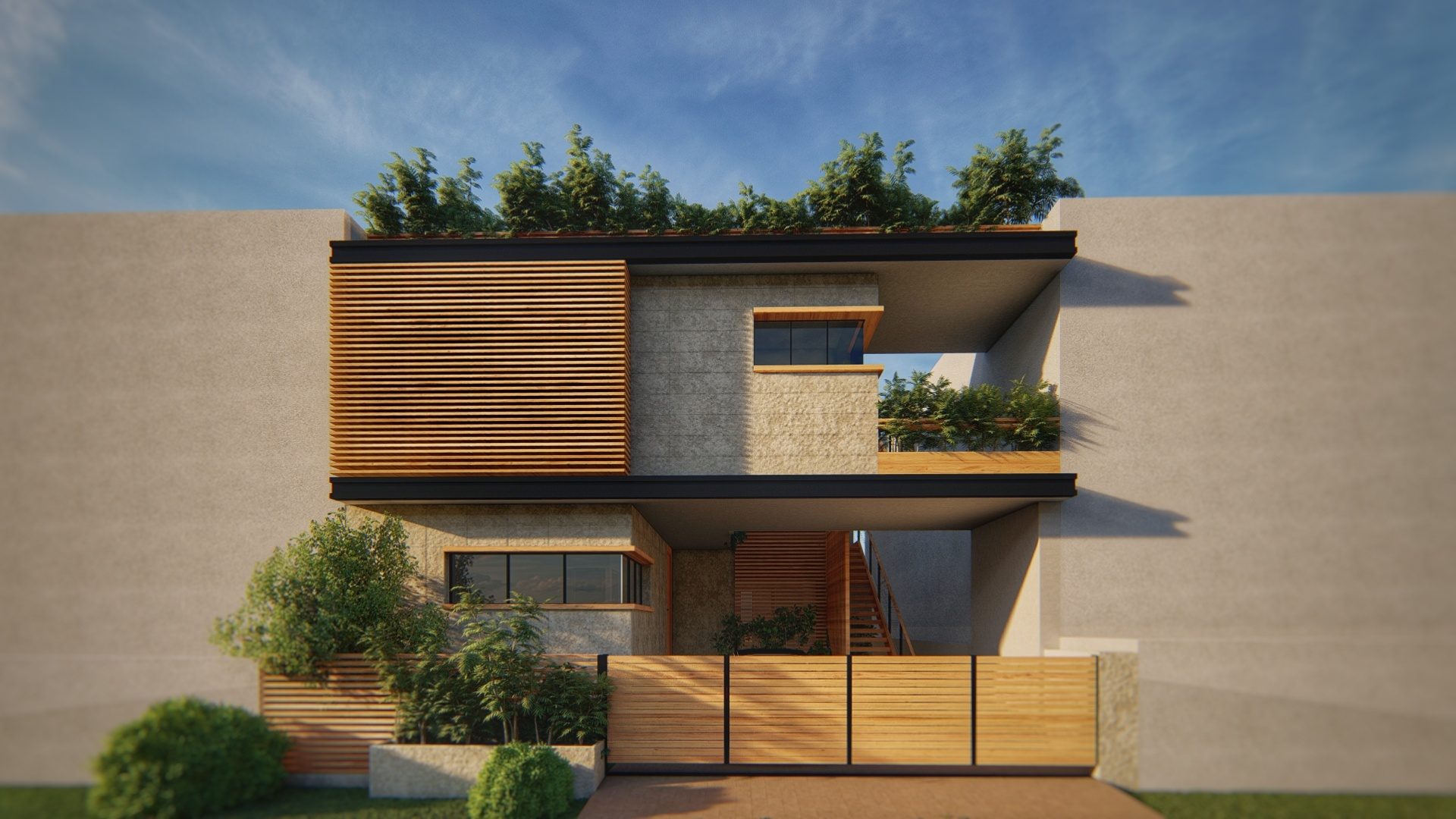 Banker's Avenue Residence facade