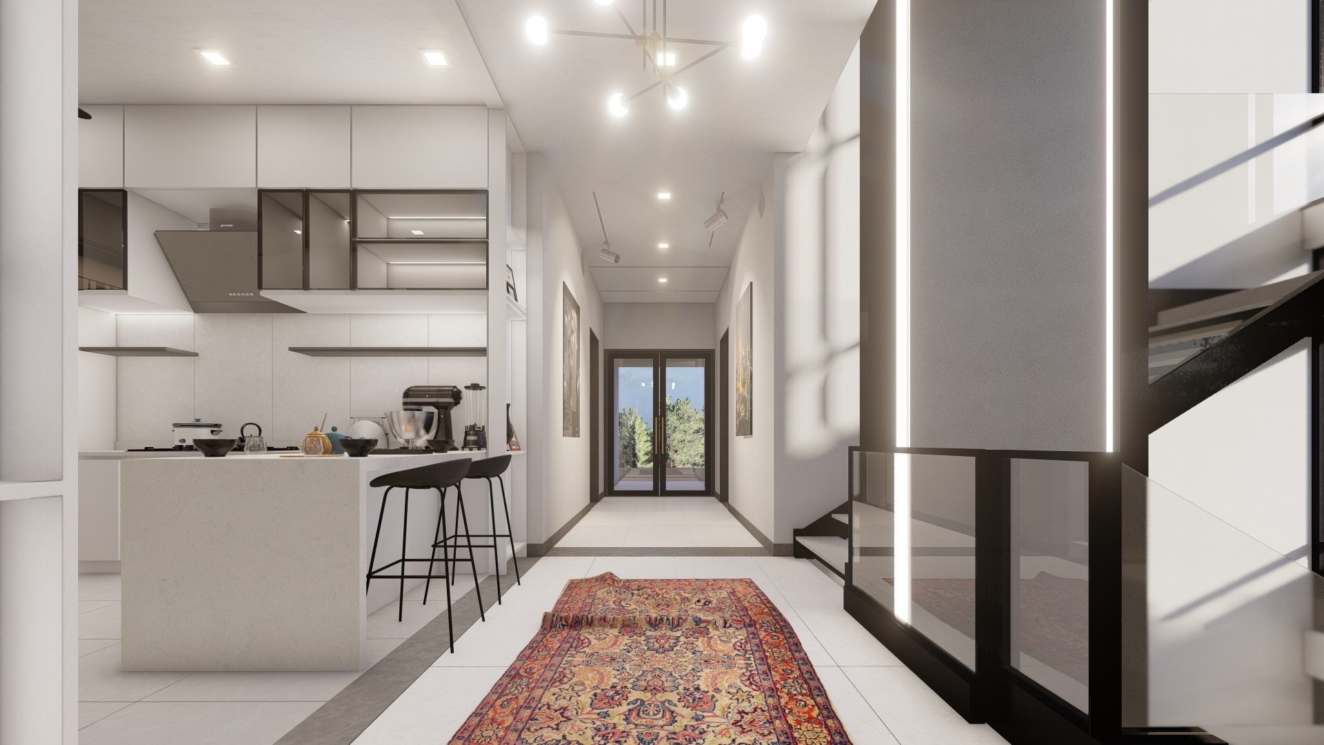 4+2 House hallway