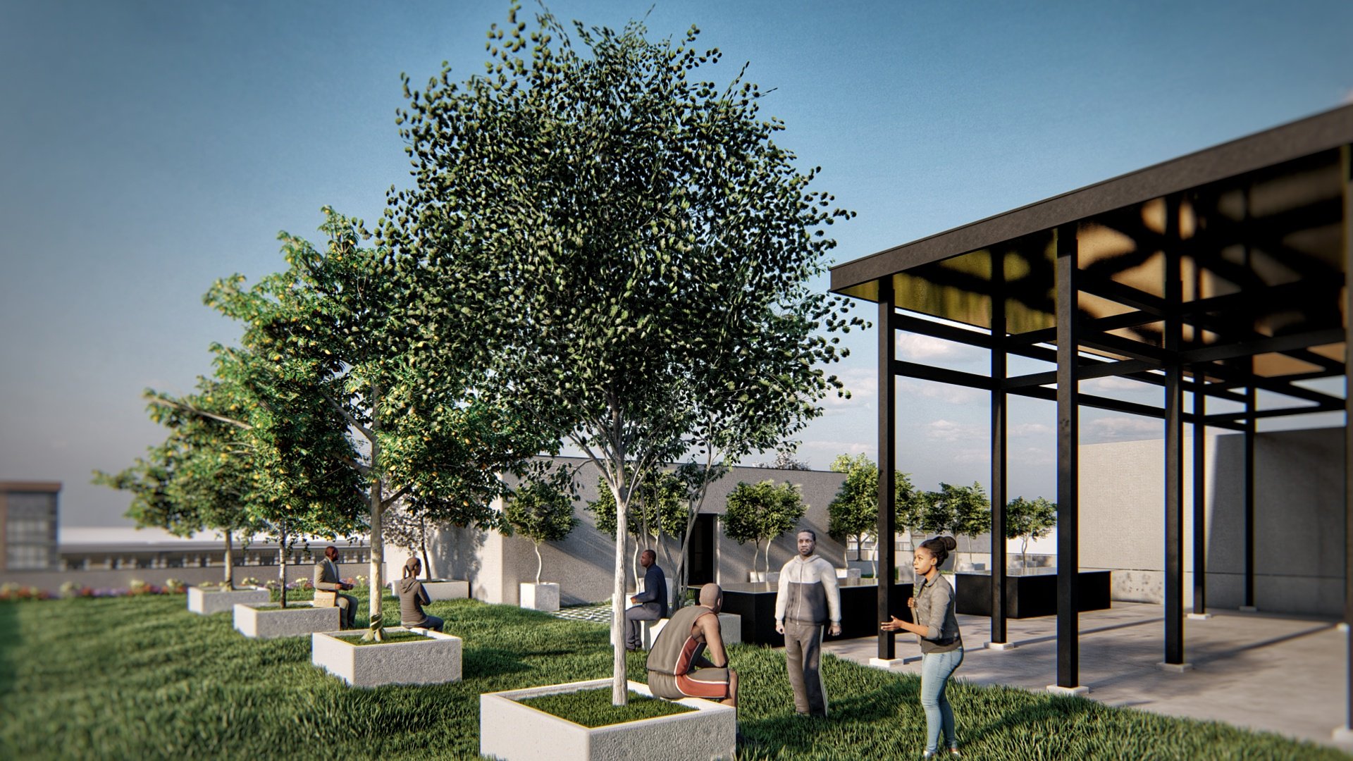 Rana Homes courtyard