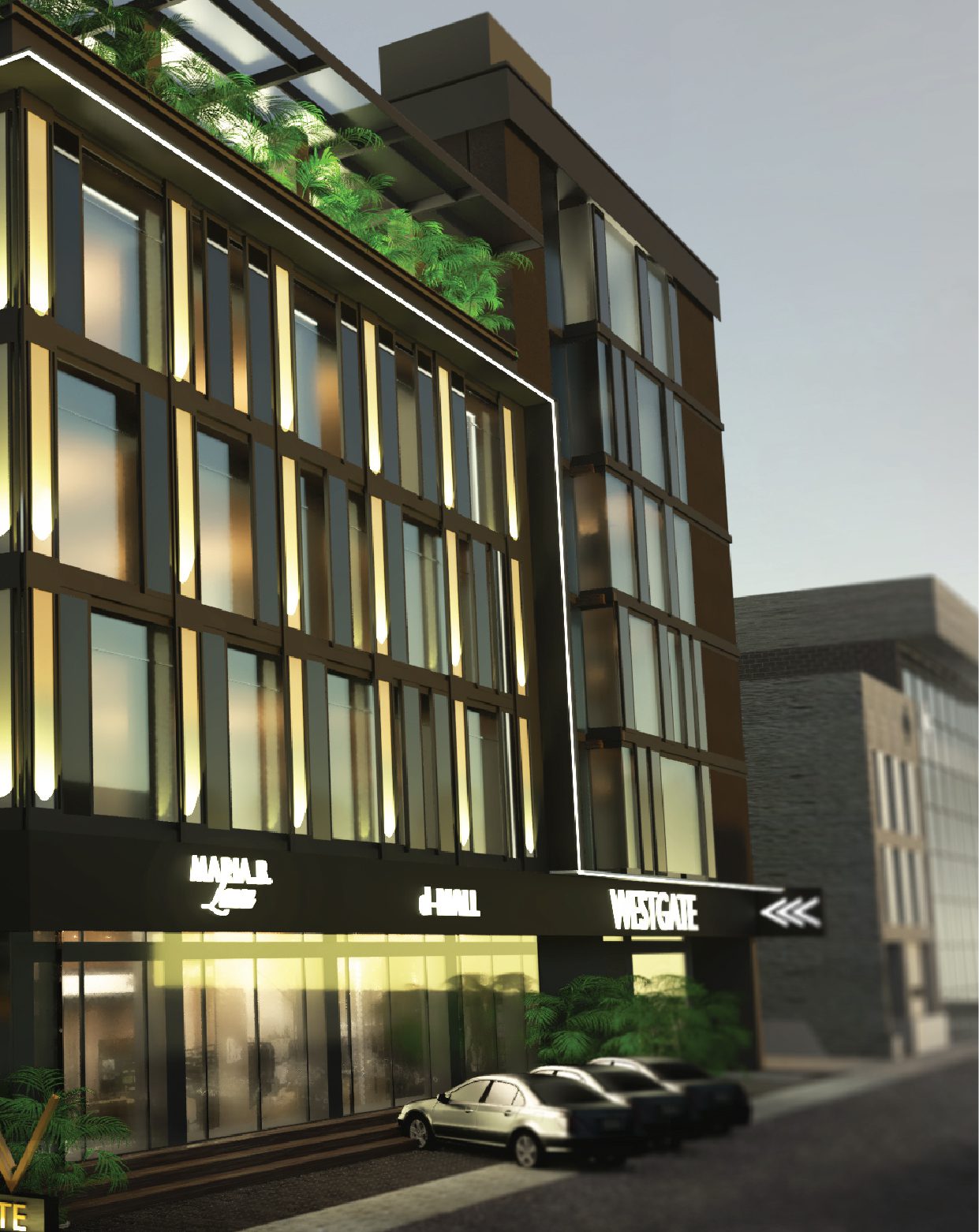Westgate storefronts